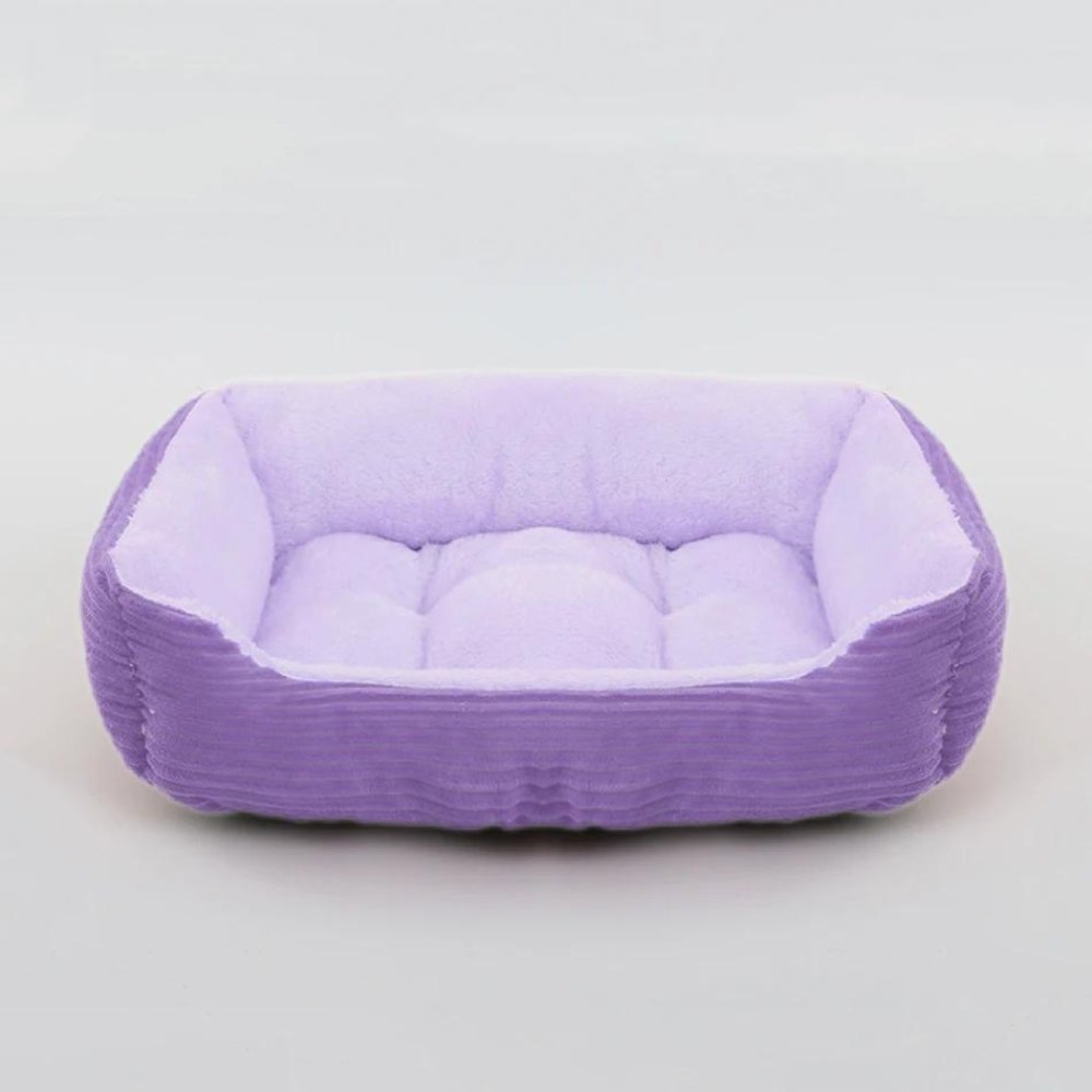 Plush Washable Dog Bed with Non Slip Bottom