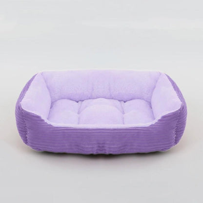 Plush Washable Dog Bed with Non Slip Bottom