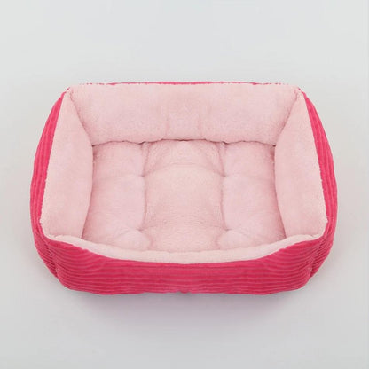 Plush Washable Dog Bed with Non Slip Bottom