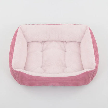 Plush Washable Dog Bed with Non Slip Bottom