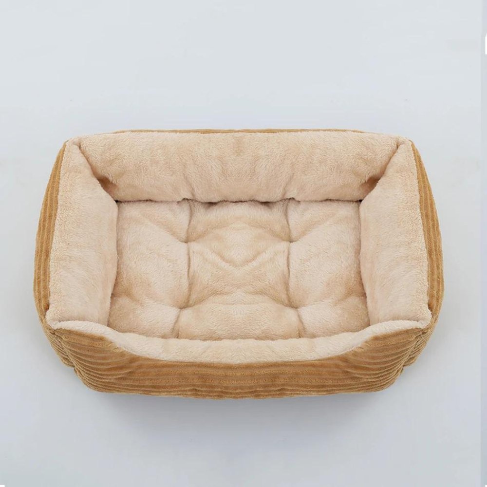 Plush Washable Dog Bed with Non Slip Bottom
