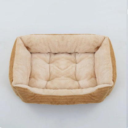 Plush Washable Dog Bed with Non Slip Bottom