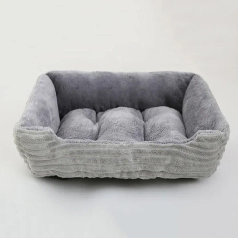 Plush Washable Dog Bed with Non Slip Bottom