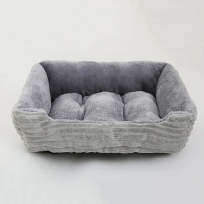 Plush Washable Dog Bed with Non Slip Bottom
