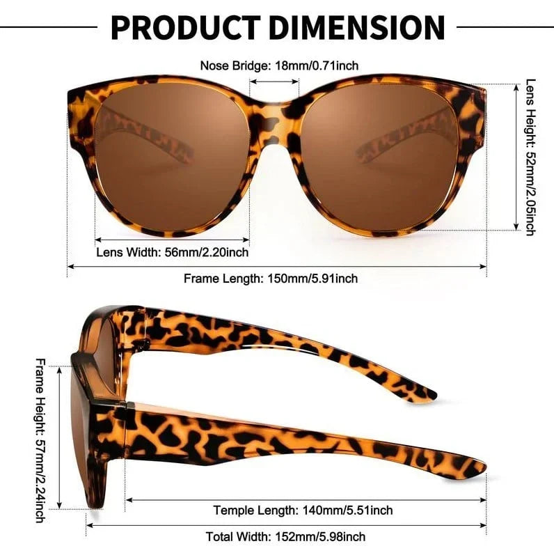Polarized Cat Eye Sunglasses UV400 Glare Reduction
