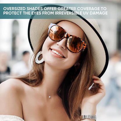 Polarized Fit Over Sunglasses for Prescription Glasses with UV Protection