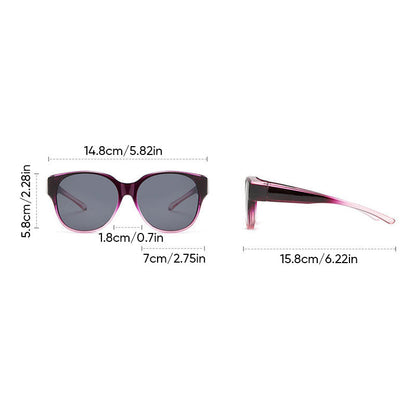 Polarized Fit Over Sunglasses for Prescription Glasses with UV Protection