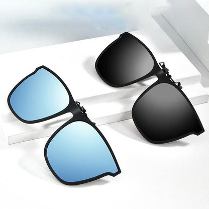 Polarized Flip Up Clip On Sunglasses UV Protection