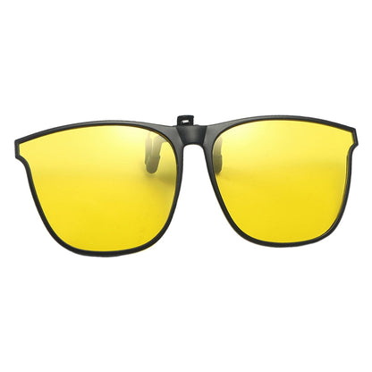 Polarized Flip Up Clip On Sunglasses for Eyeglasses