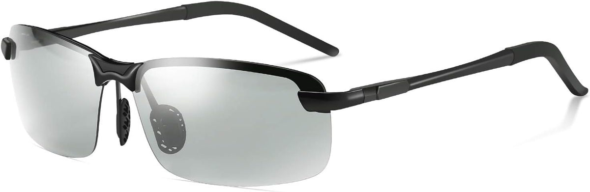 Polarized Photochromic Sunglasses for Day and Night