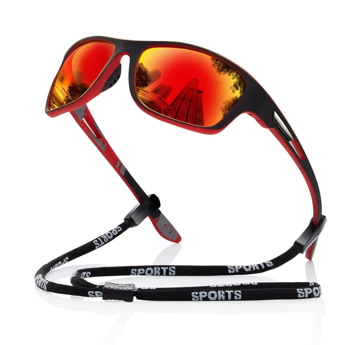Polarized UV400 Wraparound Sports Sunglasses for Cycling Running and Outdoor Activities