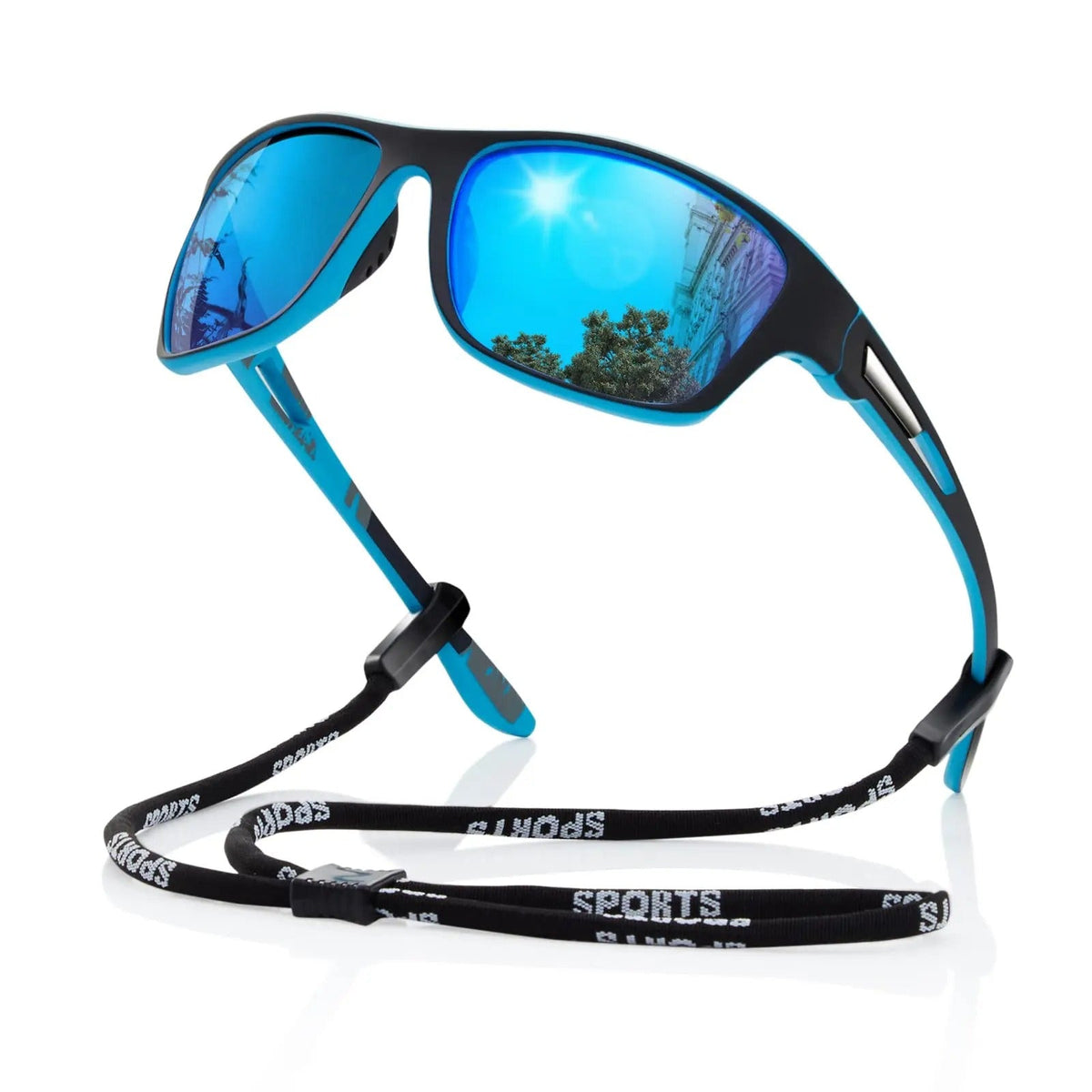 Polarized UV400 Wraparound Sports Sunglasses for Cycling Running and Outdoor Activities
