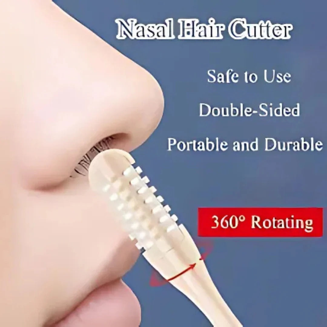Portable 360° Rotary Nose Hair Trimmer for Men and Women