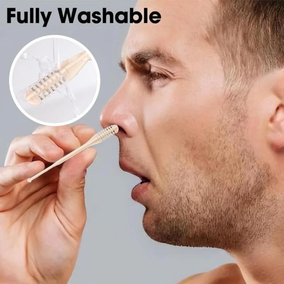 Portable 360° Rotary Nose Hair Trimmer for Men and Women