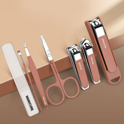 Portable 7 Piece Manicure and Personal Grooming Kit