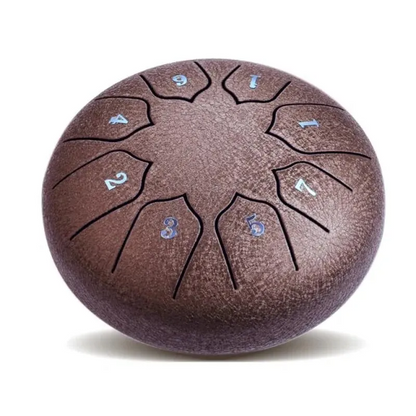 Portable 8 Tone Steel Tongue Drum with Mallets