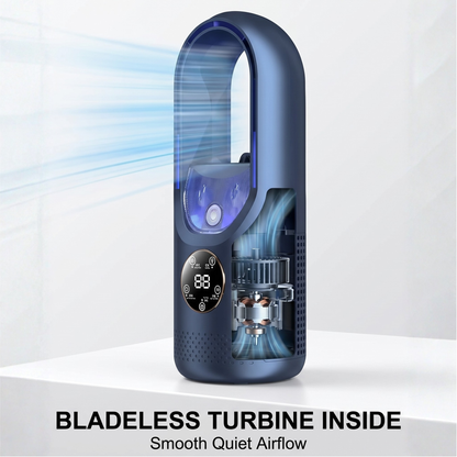 Portable Bladeless Personal Air Cooler with USB Power