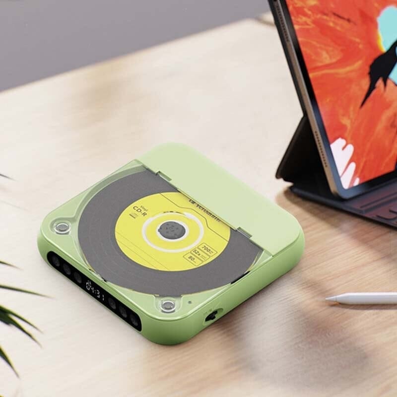 Portable Bluetooth CD Player with Rechargeable Battery