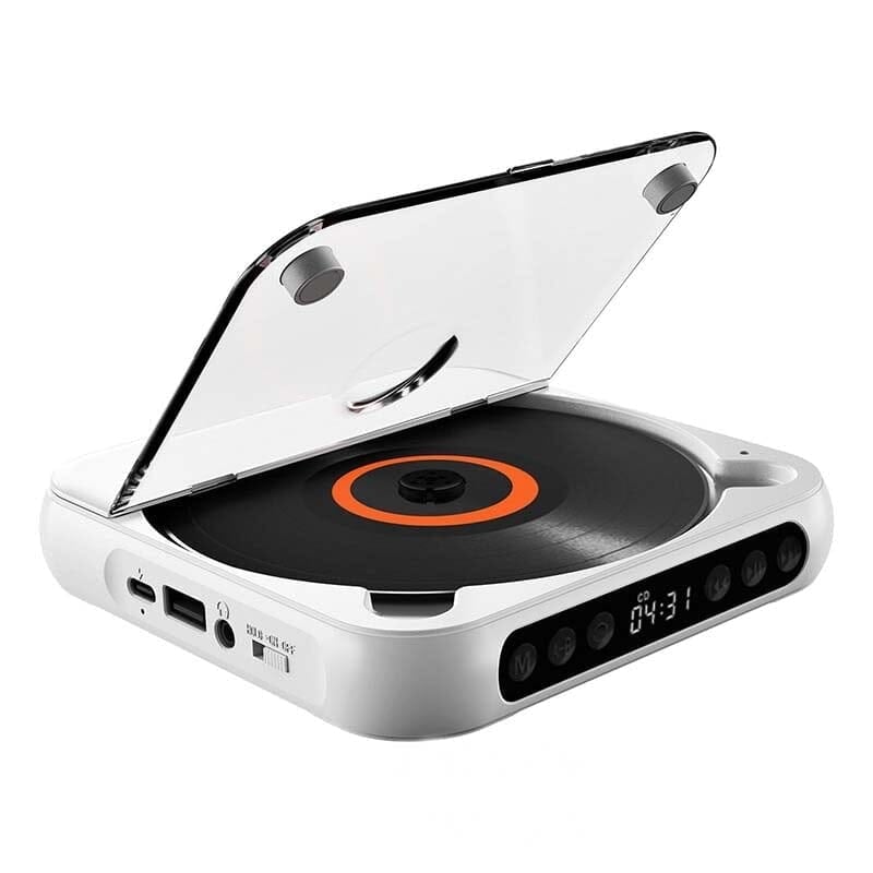 Portable Bluetooth CD Player with Rechargeable Battery