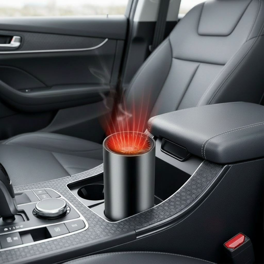 Portable Car Heater Fan with 360 Degree Adjustable Airflow