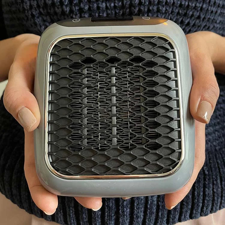 Portable Ceramic Space Heater with Timer and Safety Protection