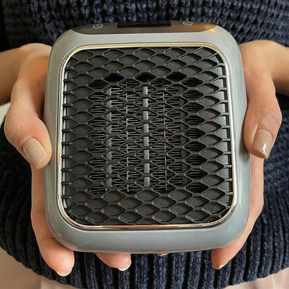 Portable Ceramic Space Heater with Timer and Safety Protection