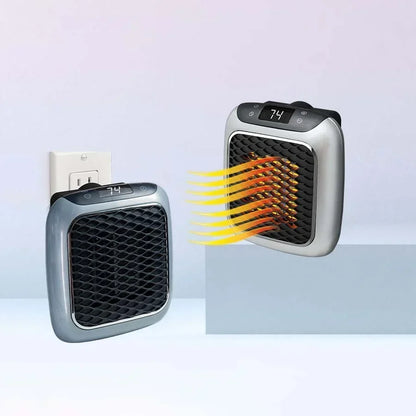 Portable Ceramic Space Heater with Timer and Safety Protection