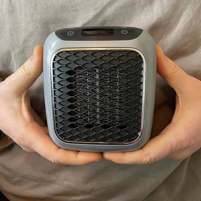 Portable Ceramic Space Heater with Timer and Safety Protection