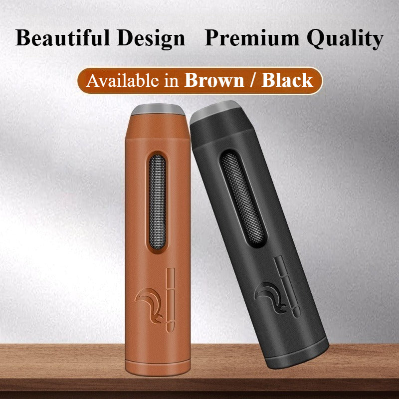 Portable Cigarette Ash Holder with Silicone Ports