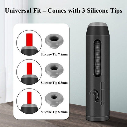 Portable Cigarette Ash Holder with Silicone Ports