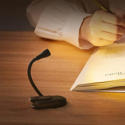Portable Clip On LED Book Light USB Rechargeable