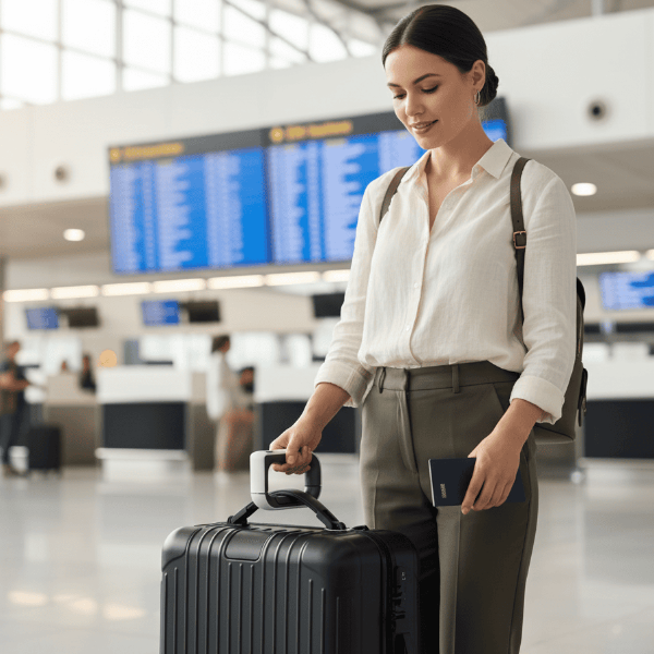 Portable Digital Luggage Scale With LCD Weight Display