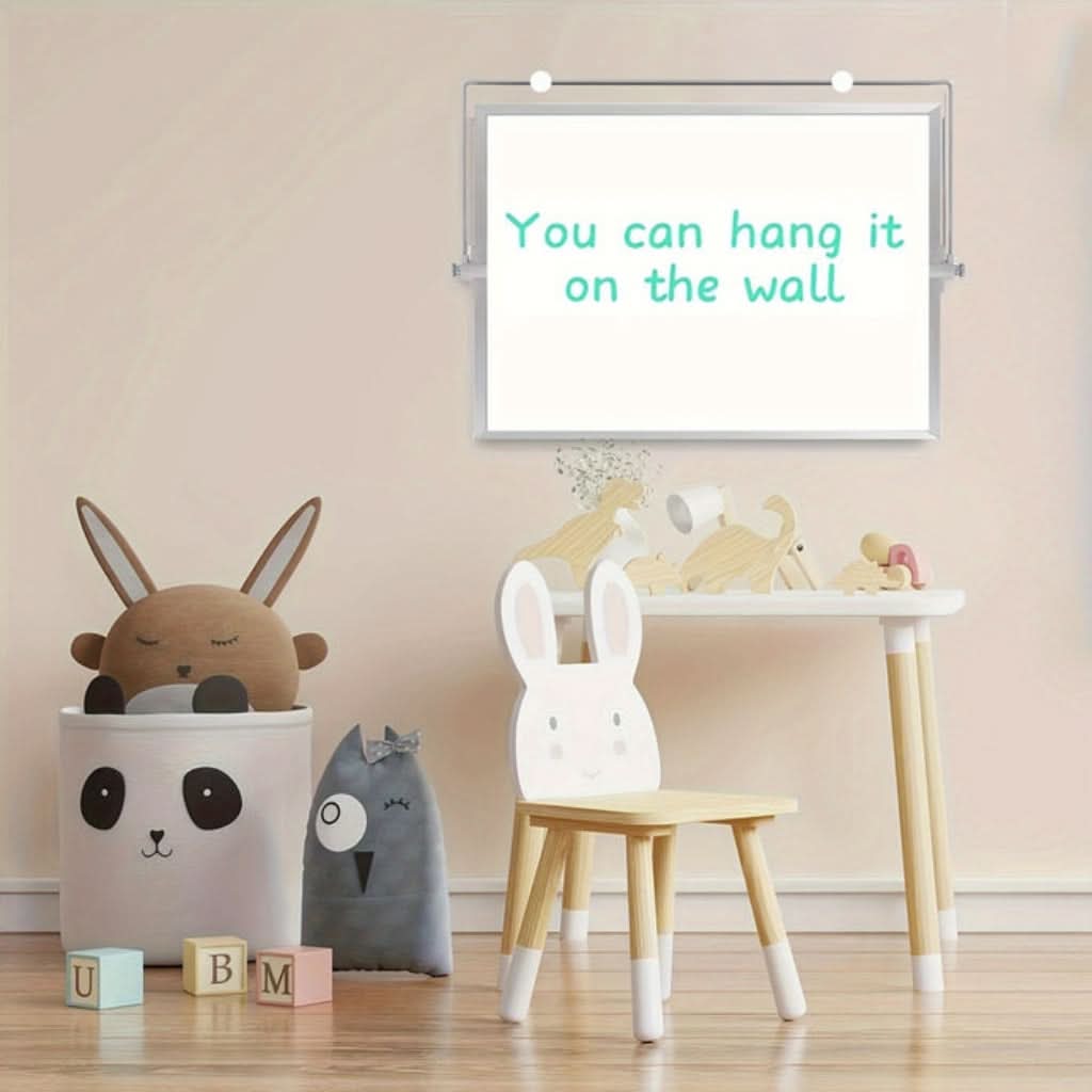 Portable Double Sided Magnetic Whiteboard with Stand