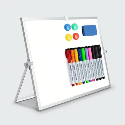 Portable Double Sided Magnetic Whiteboard with Stand