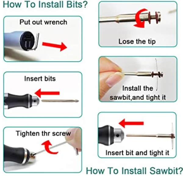 Portable Electric Engraving Pen With Adjustable Speed