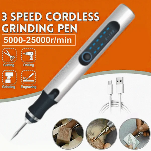 Portable Electric Engraving Pen With Adjustable Speed