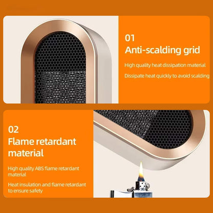 Portable Energy Efficient Space Heater for Small Rooms