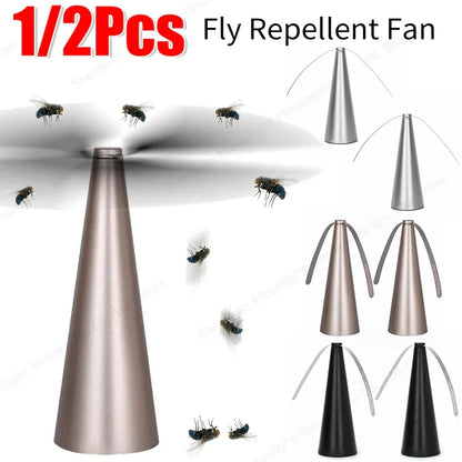 Portable Fly Repellent Fan USB Battery Powered Food Fan