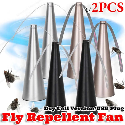 Portable Fly Repellent Fan USB Battery Powered Food Fan