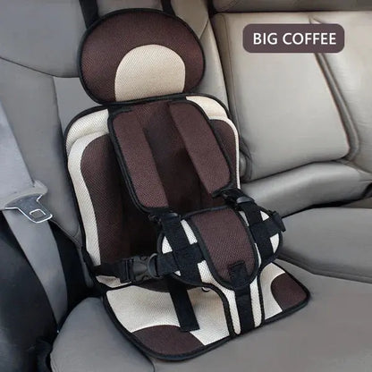 Portable Foldable Child Car Seat with 5 Point Safety Harness