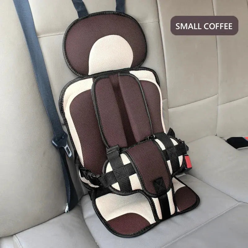 Portable Foldable Child Car Seat with 5 Point Safety Harness