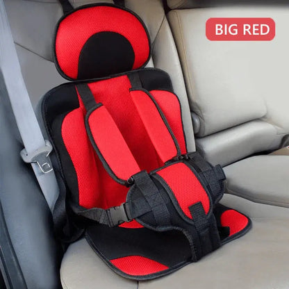 Portable Foldable Child Car Seat with 5 Point Safety Harness