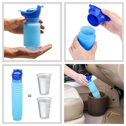 Portable Foldable Urinal Bottle for Women and Children 750 ml