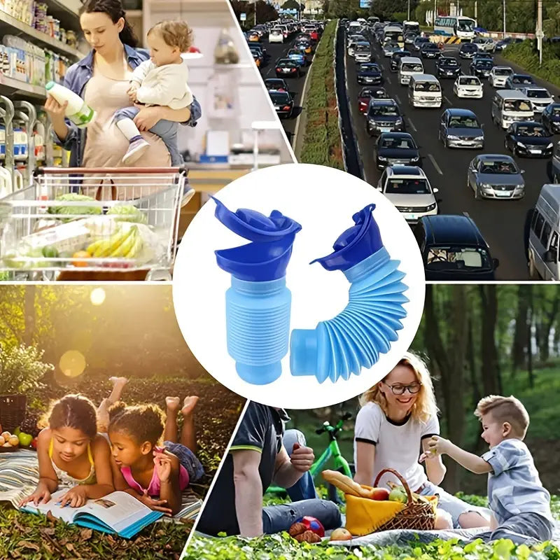 Portable Foldable Urinal Bottle for Women and Children 750 ml