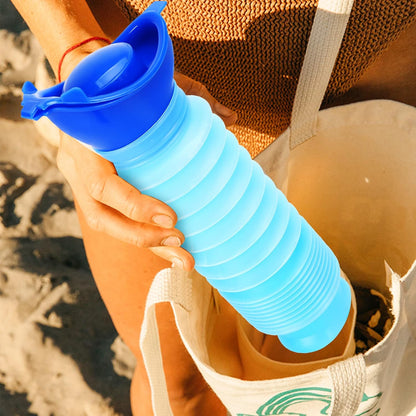 Portable Foldable Urinal Bottle for Women and Children 750 ml