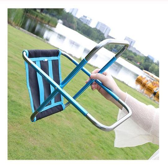 Portable Folding Camping Stool Lightweight Aluminum Seat