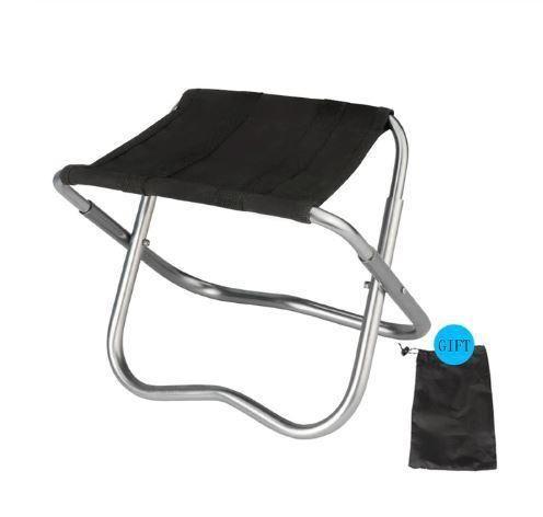 Portable Folding Camping Stool Lightweight Aluminum Seat