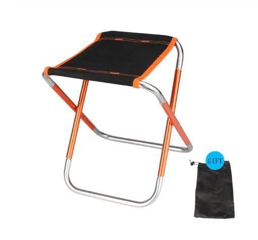 Portable Folding Camping Stool Lightweight Aluminum Seat