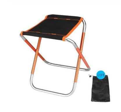 Portable Folding Camping Stool Lightweight Aluminum Seat