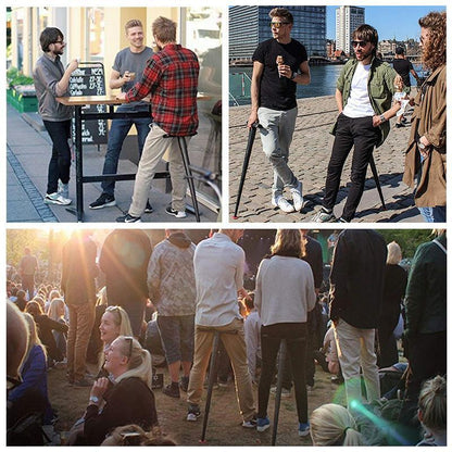Portable Folding Mini Stool for Outdoor Waiting and Travel